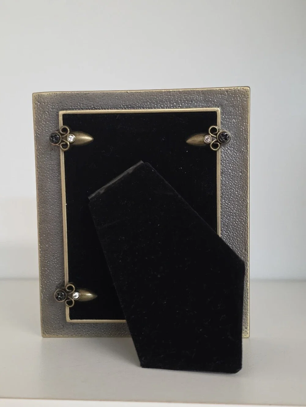 Ashleigh Manor Pyramidal Elegance Enamel & Swarovski Crystal Frame